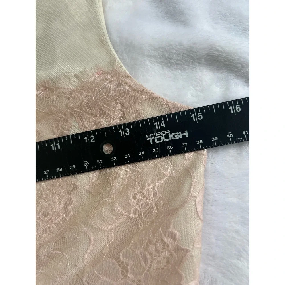 Chantilly Place Girls Size 14 Dress Pink Lace Drop Waist Tulle Formal Pageant